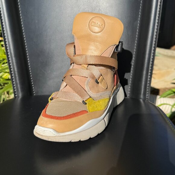 Chloe Sonnie High-Top Sneakers - Picture 6 of 11